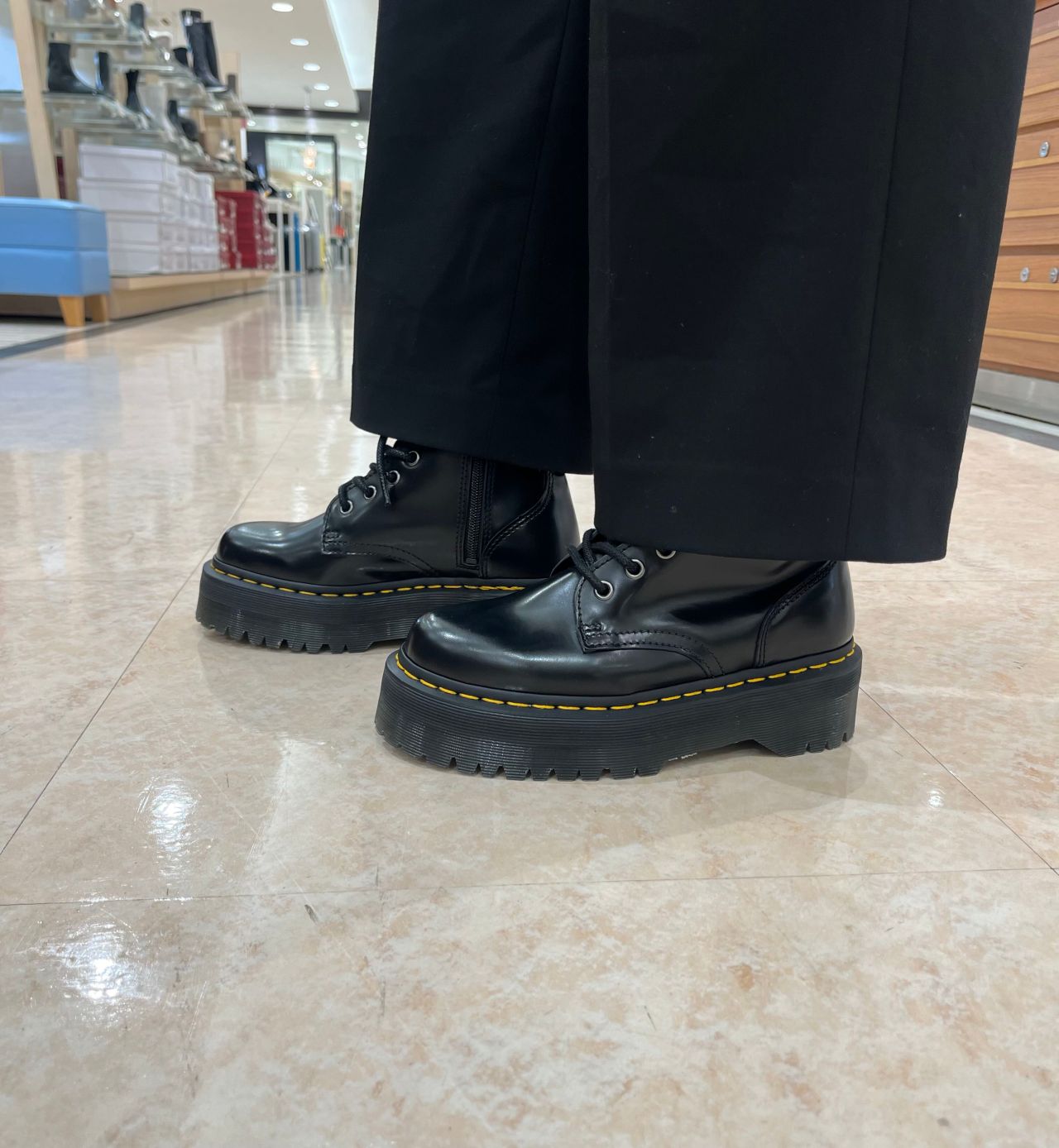 新品 Dr.Martens ドクターマーチン ジェイドン カウプリント 厚底 新品 Dr.Martens ドクターマーチン ジェイドン カウプリント