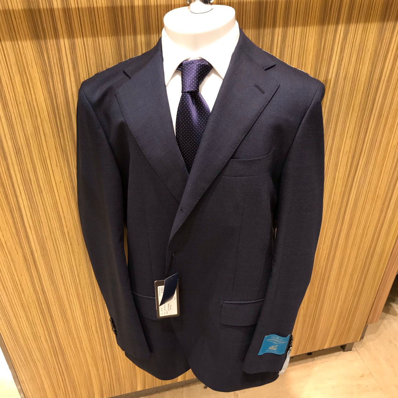 ROPE.スーツ open collar belted assort l/s jump suit / 開襟ベルト付き