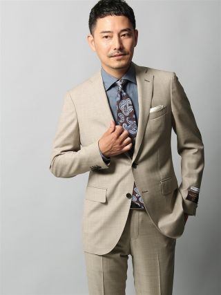 ベージュで爽やかに◎新作インポートスーツ｜THE SUIT COMPANY