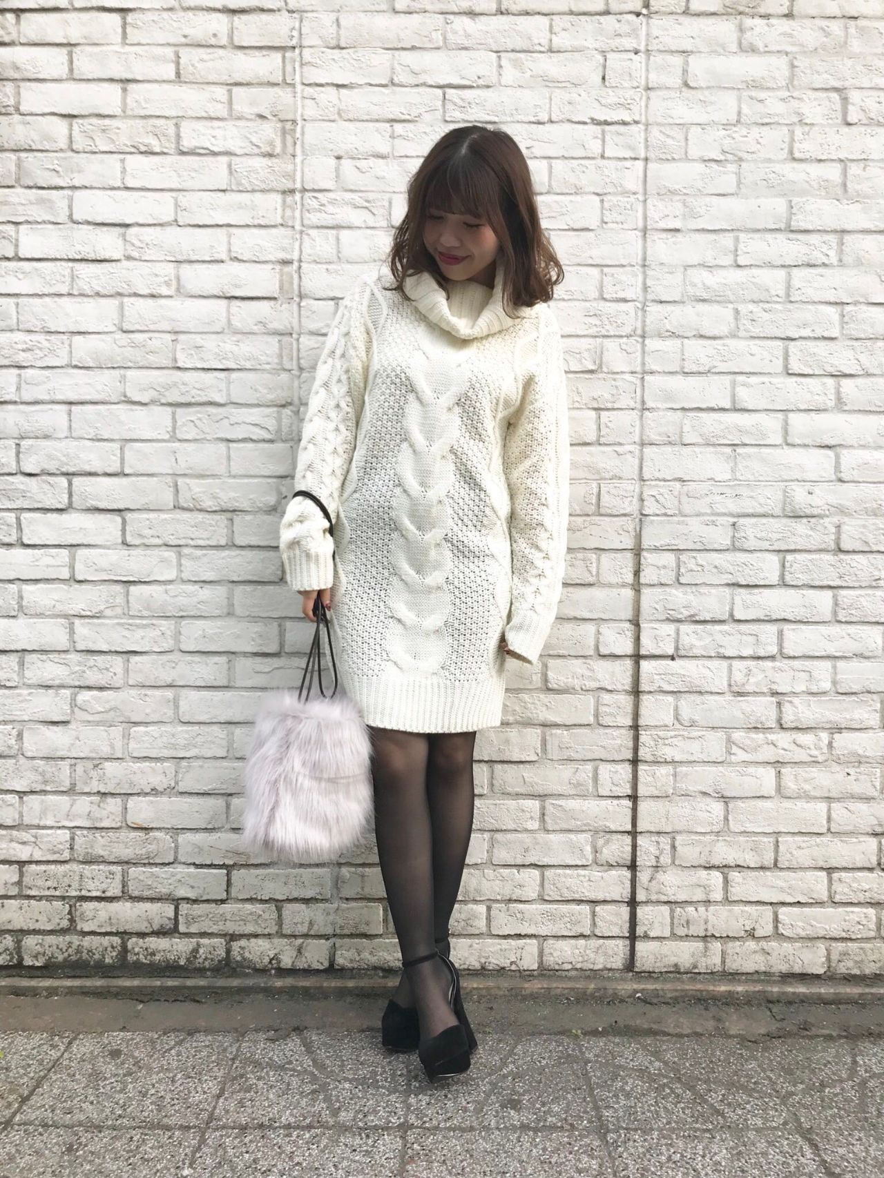 新作 オフタートルケーブルニットワ 仙台フォーラス店