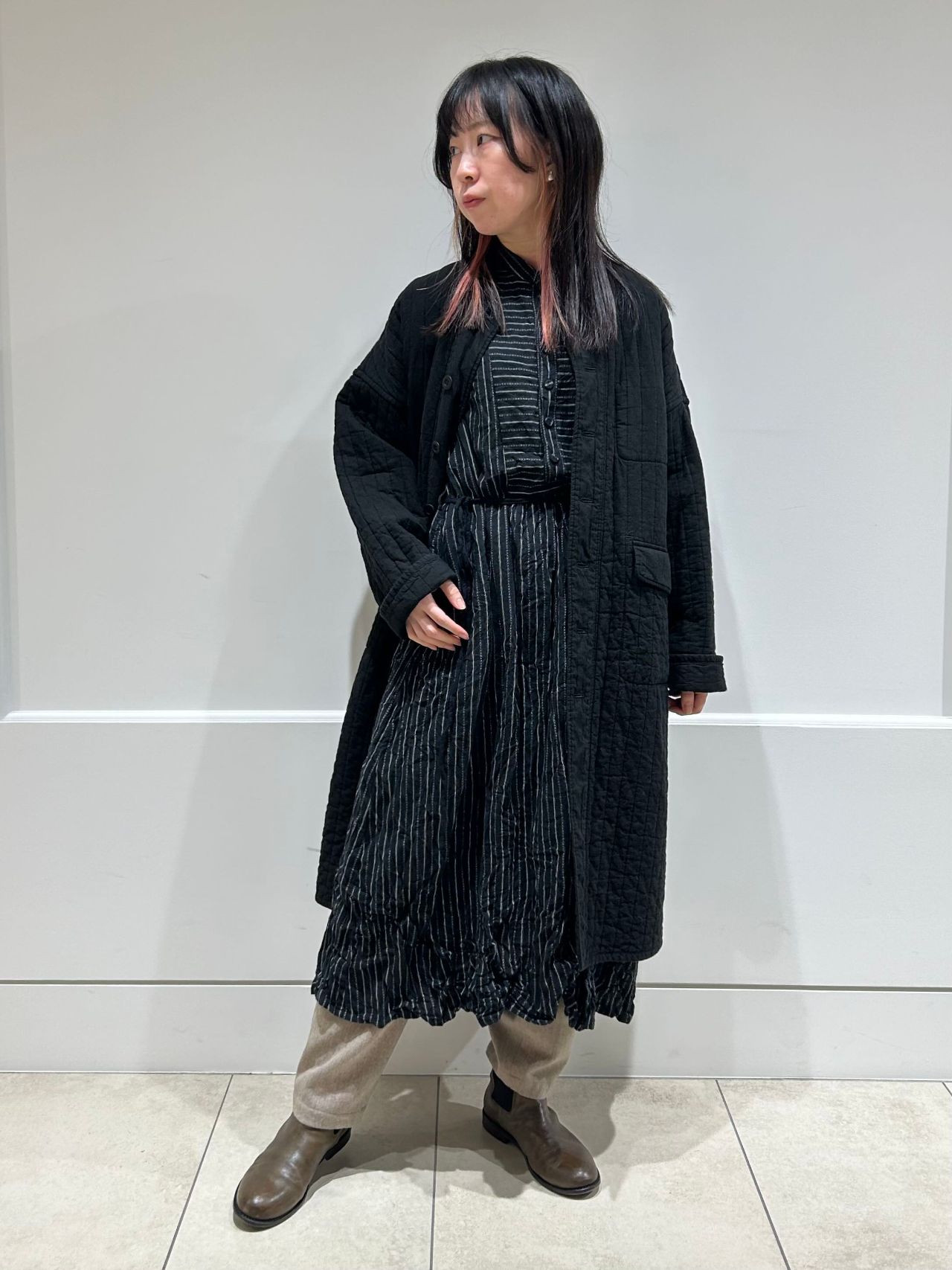 【タグ付き】パドカレ ECOウールフラノ クロップドパンツ SALE】ECOウールフラノ クロップドパンツ | (パドカレ)公式オンライン