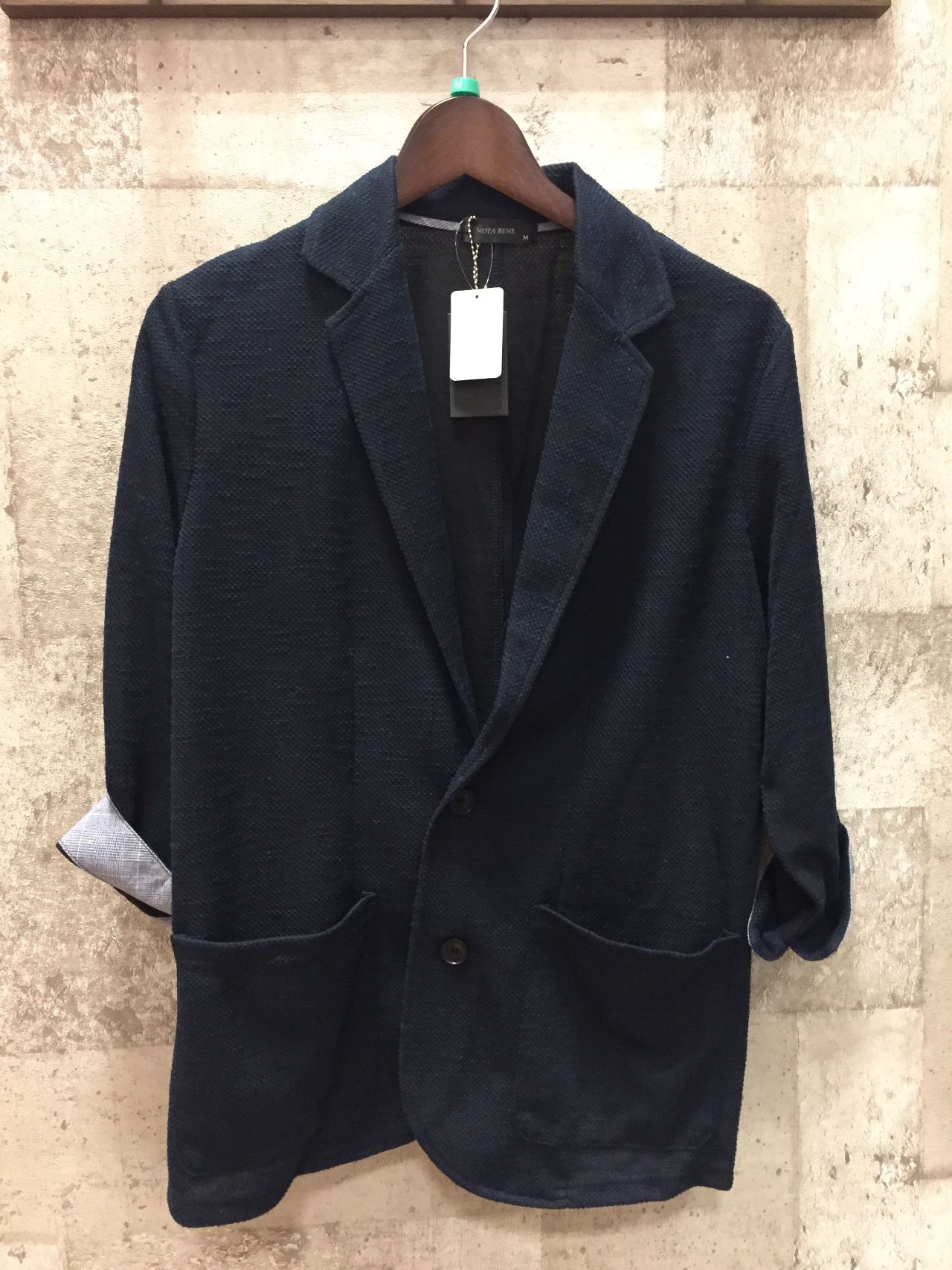 Nota Bene 7分テーラードジャケット Csmen シーズメン 公式ショップブログ