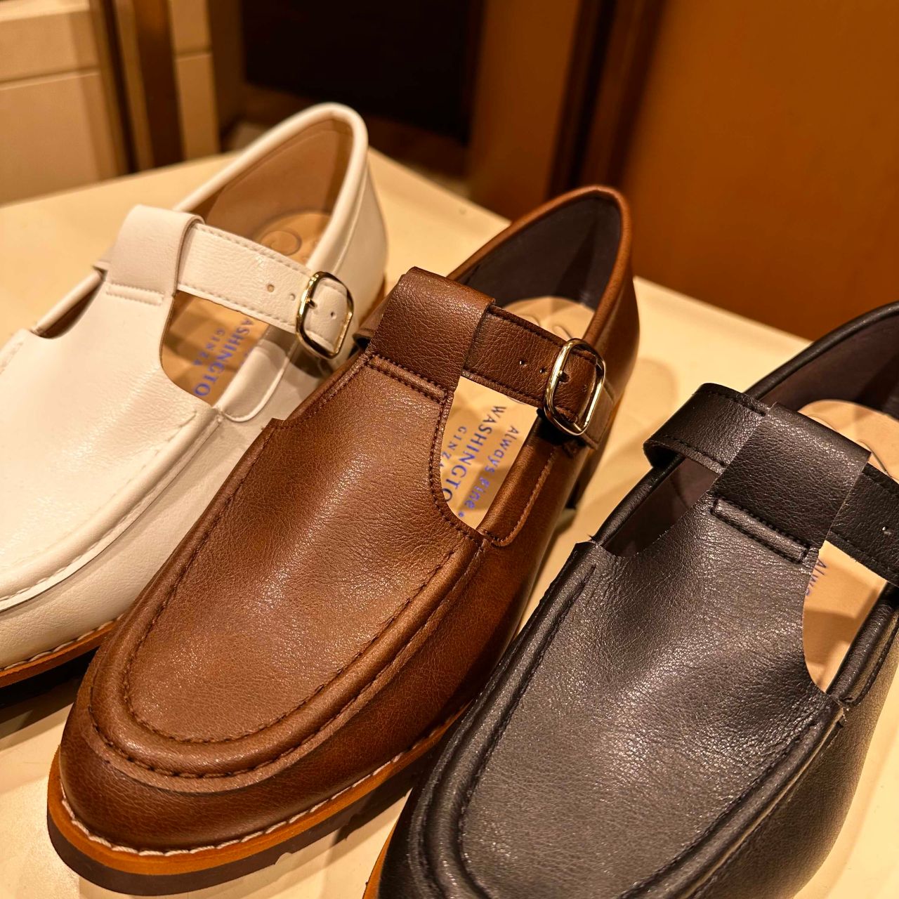 WASHINGTON】Tストラップシューズ | GINZA WASHINGTON 阪急三番街店