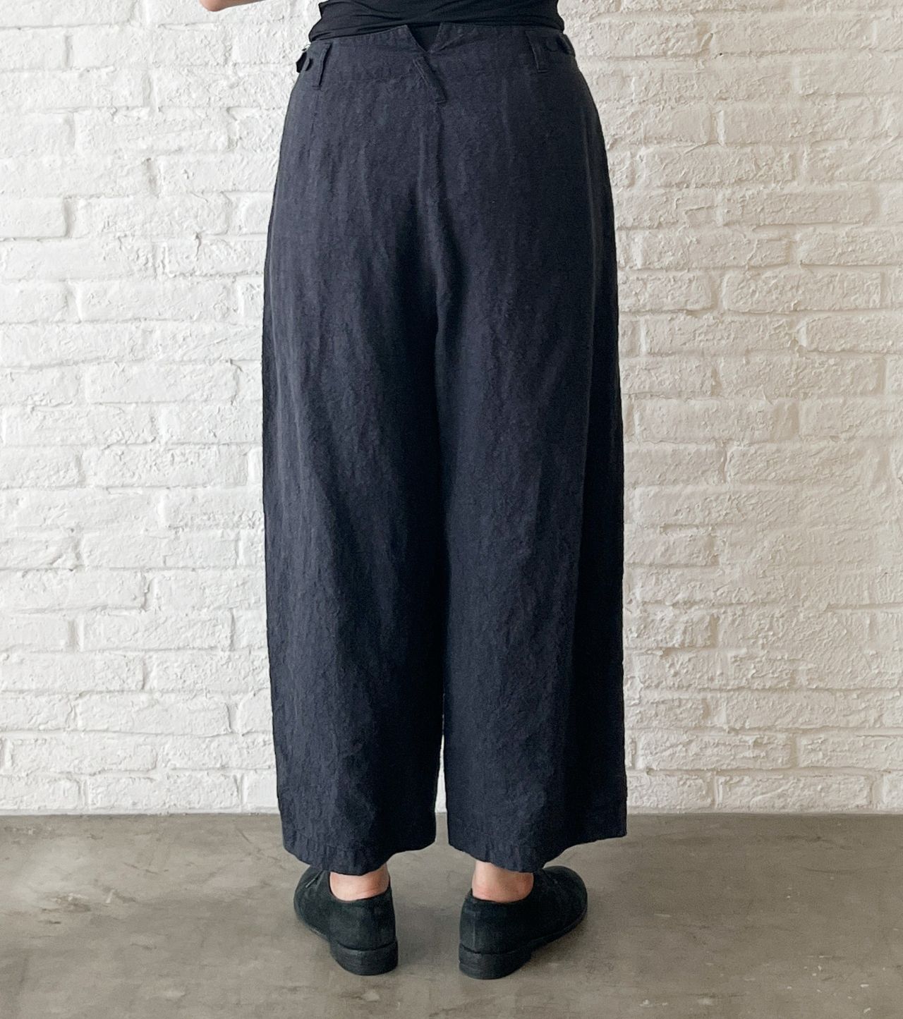 期間限定！10%OFF】リネンキャンバス炭染 コート | pas de calais