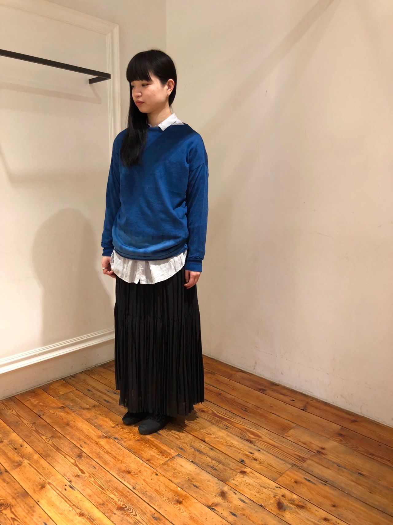 パドカレ　藍染トップス