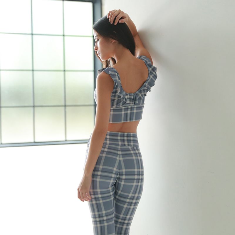お洒落なチェック柄ヨガウェア♪ | 名古屋ラシック Riberce店