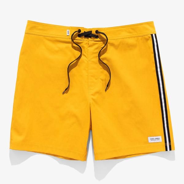 VEATM SURF SHORTS YELLOW