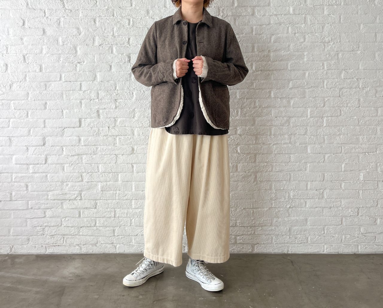 サッカーコール天 サルエルパンツ | pas de calais Online | pas de