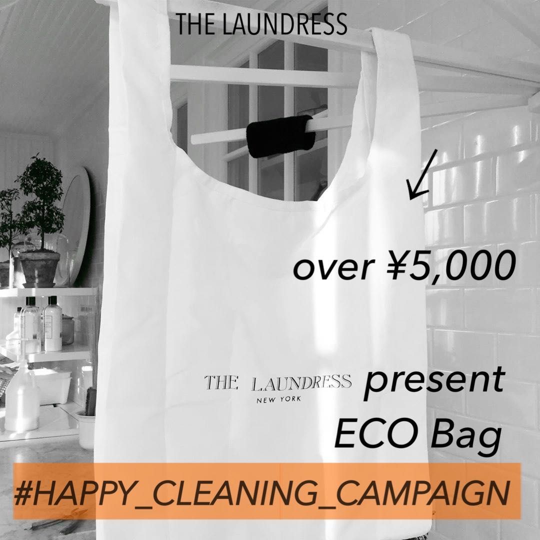 HAPPY CLEANING CAMPAIGN 【THE LAUNDRESS/ザ・ランドレス】エコバッグ