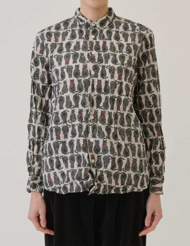 期間限定！10%OFF】cat patrolプリント シャツブラウス | (パドカレ