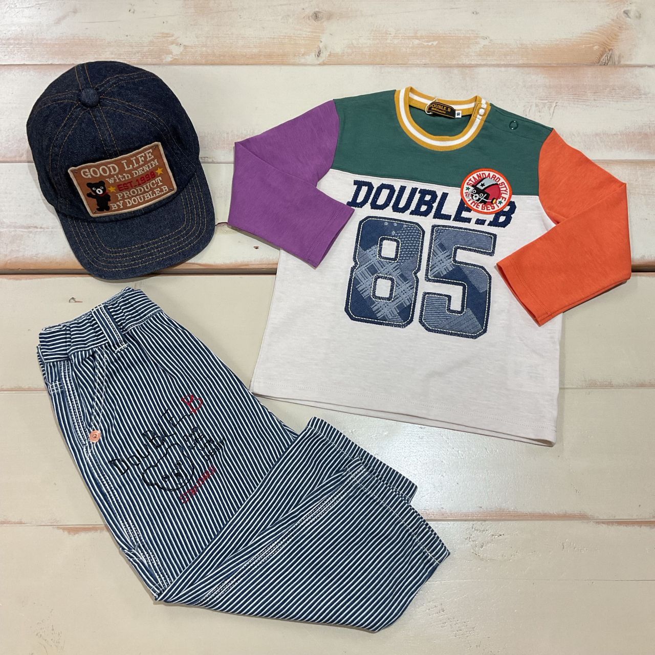 ダブルB  新品4点 130 ⭐️ミキハウス ダブルB 130⭐️