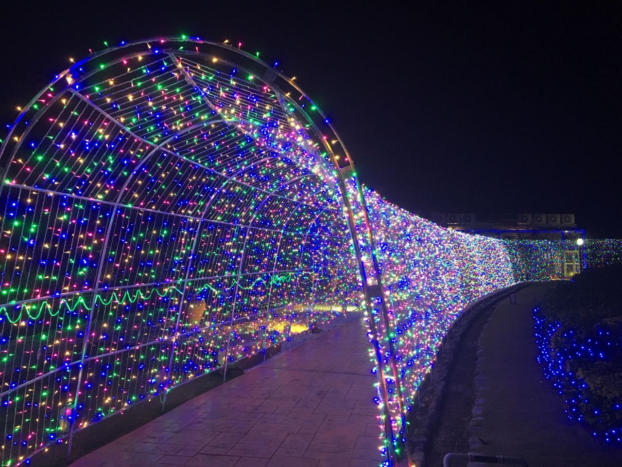 イルミネーション完成間近 タオル美術館 今治市 タオル美術館ショップブログ