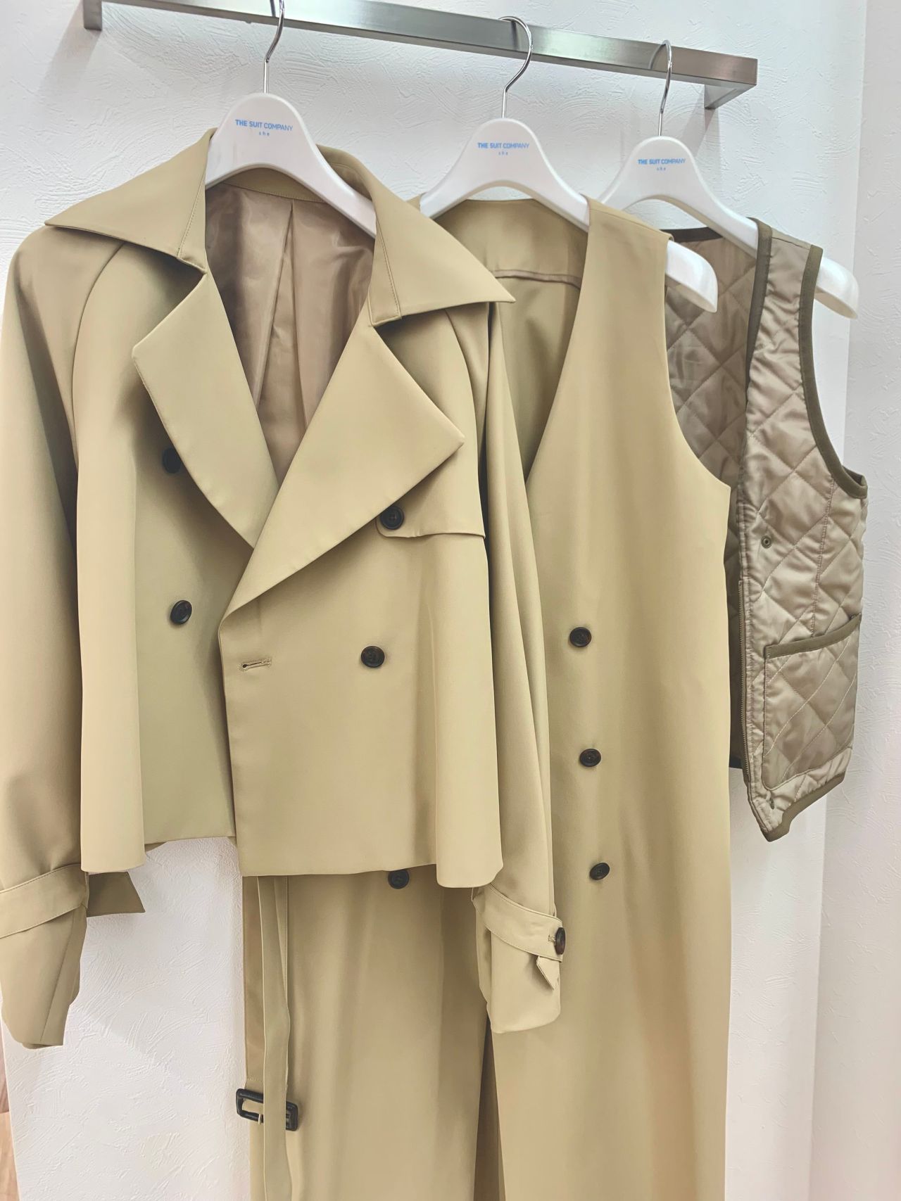 レディス☆1枚で3役こなすトレンチコート！｜THE SUIT COMPANY
