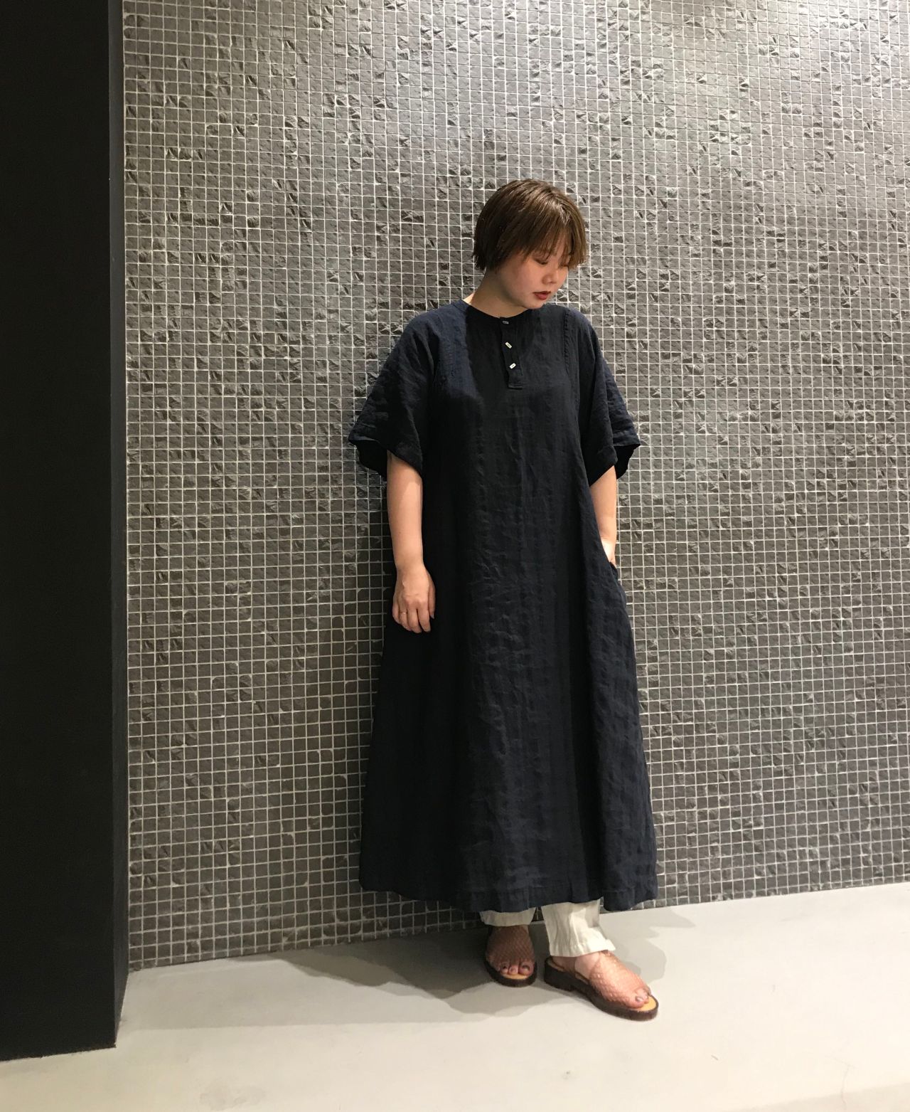 リネン先染めストライプワンピース | 東急吉祥寺店 | pas de calais