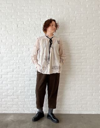 新作入荷】animal concertプリント ボウタイブラウス | pas de calais