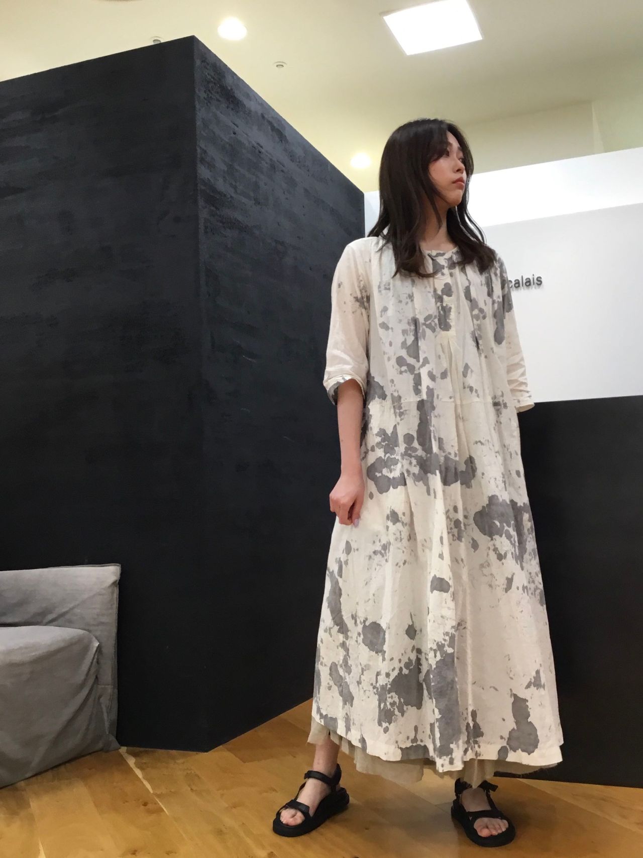 パドカレ Pas de Calais インドオーガニックコットン ワンピース 期間限定！10%OFF】インドオーガニックコットン ワンピース