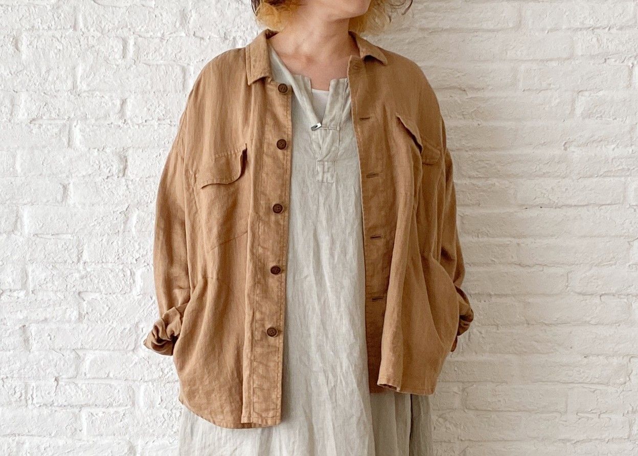 パドカレ✽リネンワンピース 着回しコーディネート》60リネン ワンピース | pas de calais