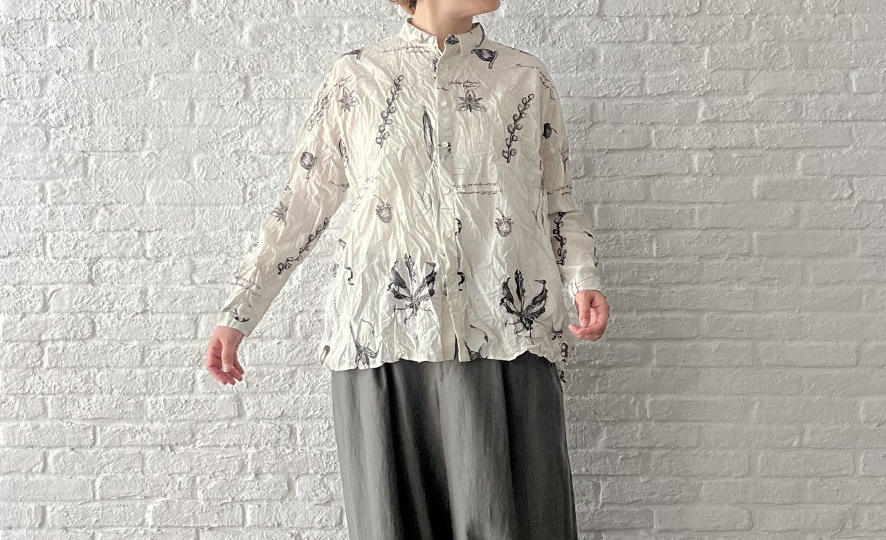 プラントグロウスプリント ブラウス＆イベントのお知らせ | pas de