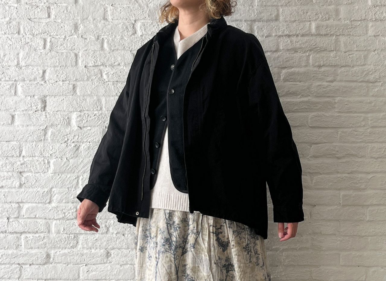 パドカレ　コットンリネンライト ツイルコート　ライナー付き W POINT】コットンリネンライトツイル ライナー付ジャケット | pas de