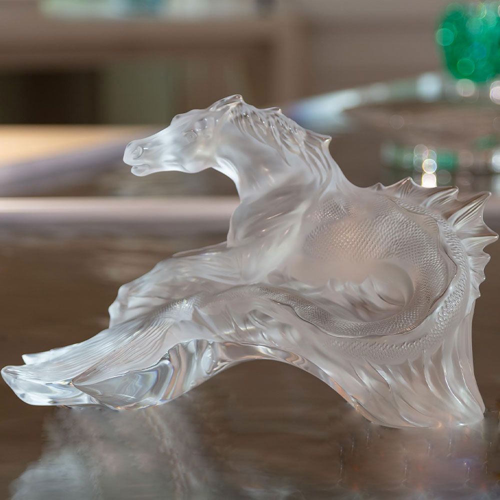 S*o様 ラリック カザック 馬 置物 オブジェ ラリック カザック