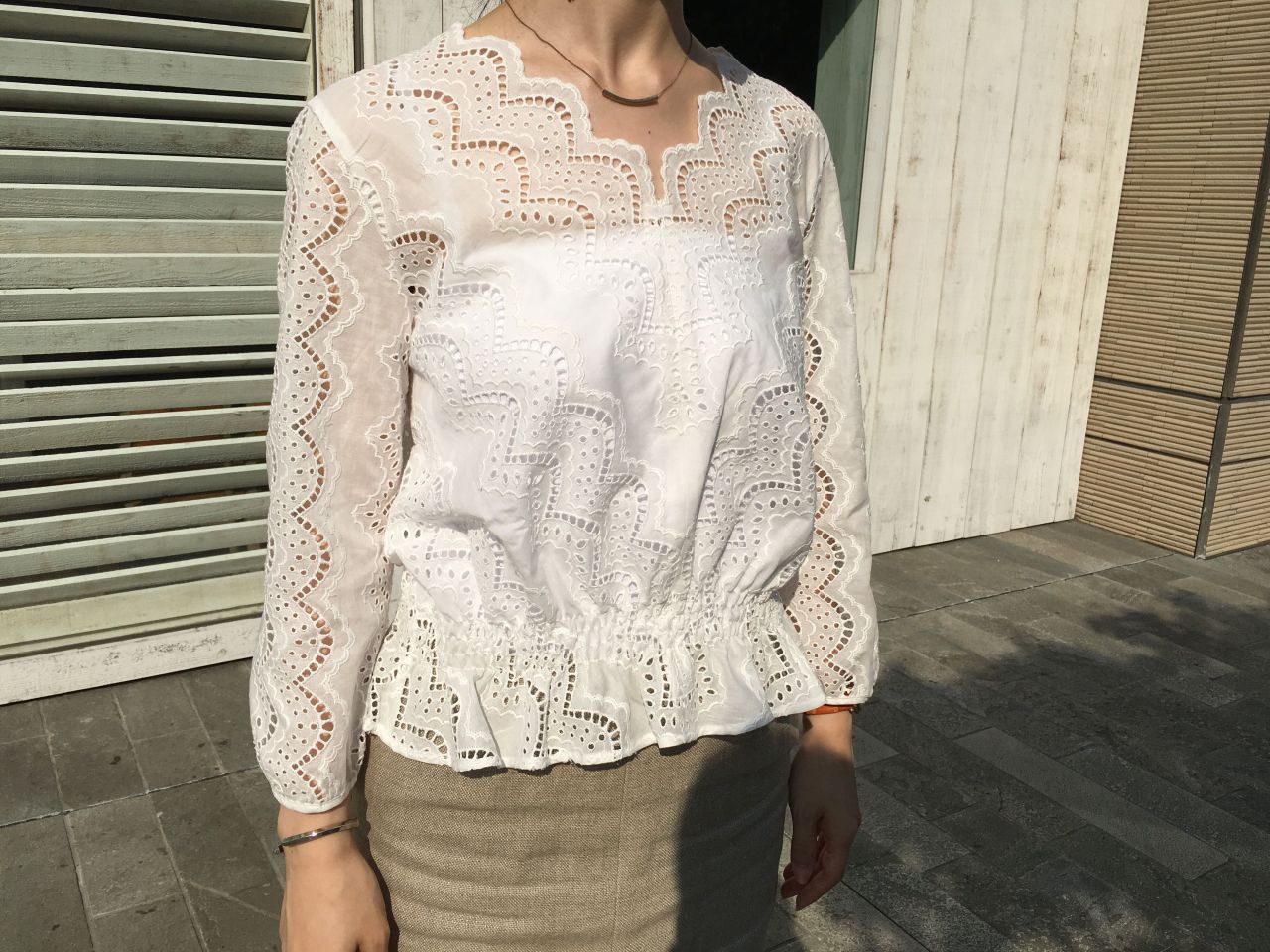 レース刺繍ブラウス ランドマーク店 メーカーズシャツ鎌倉 公式ショップブログ Maker S Shirt Kamakura