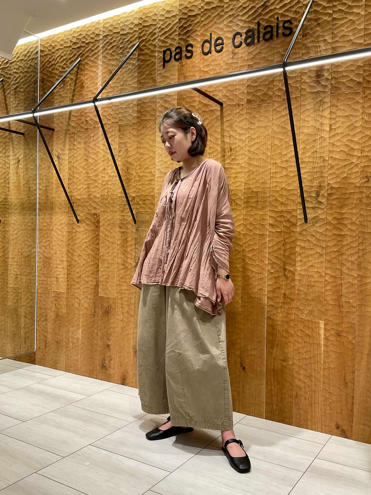 W POINT FAIR開催中］ベンガラ染めブラウス | 日本橋髙島屋店 | pas de 