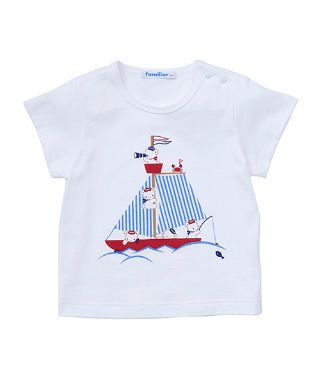 今期完売♡familiar Tシャツ Tシャツ | ファミリア公式サイト