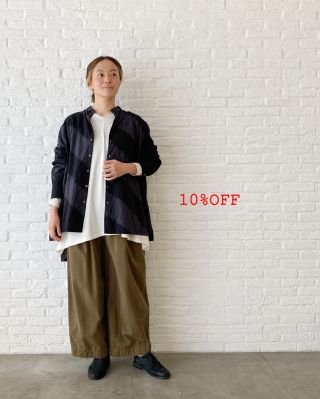 パドカレ　インドオーガニックコットン　有松絞り　竜巻流水絞りブラウス 5日間限定！10%OFF】インドオーガニックコットン 流水竜巻絞り