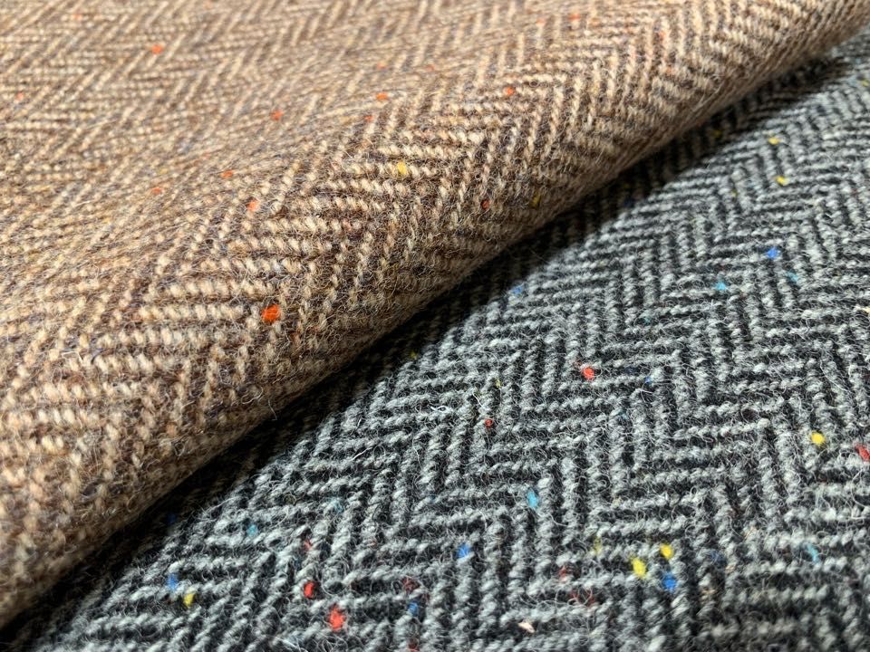 mitsumine × Harris Tweed 】 ボルドー ベスト 新作 Harris Tweed