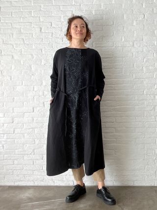 ミシン＆ハンド刺しゅうパッチワークワンピース ce8bcf0120e50e428a4e5fb212482c