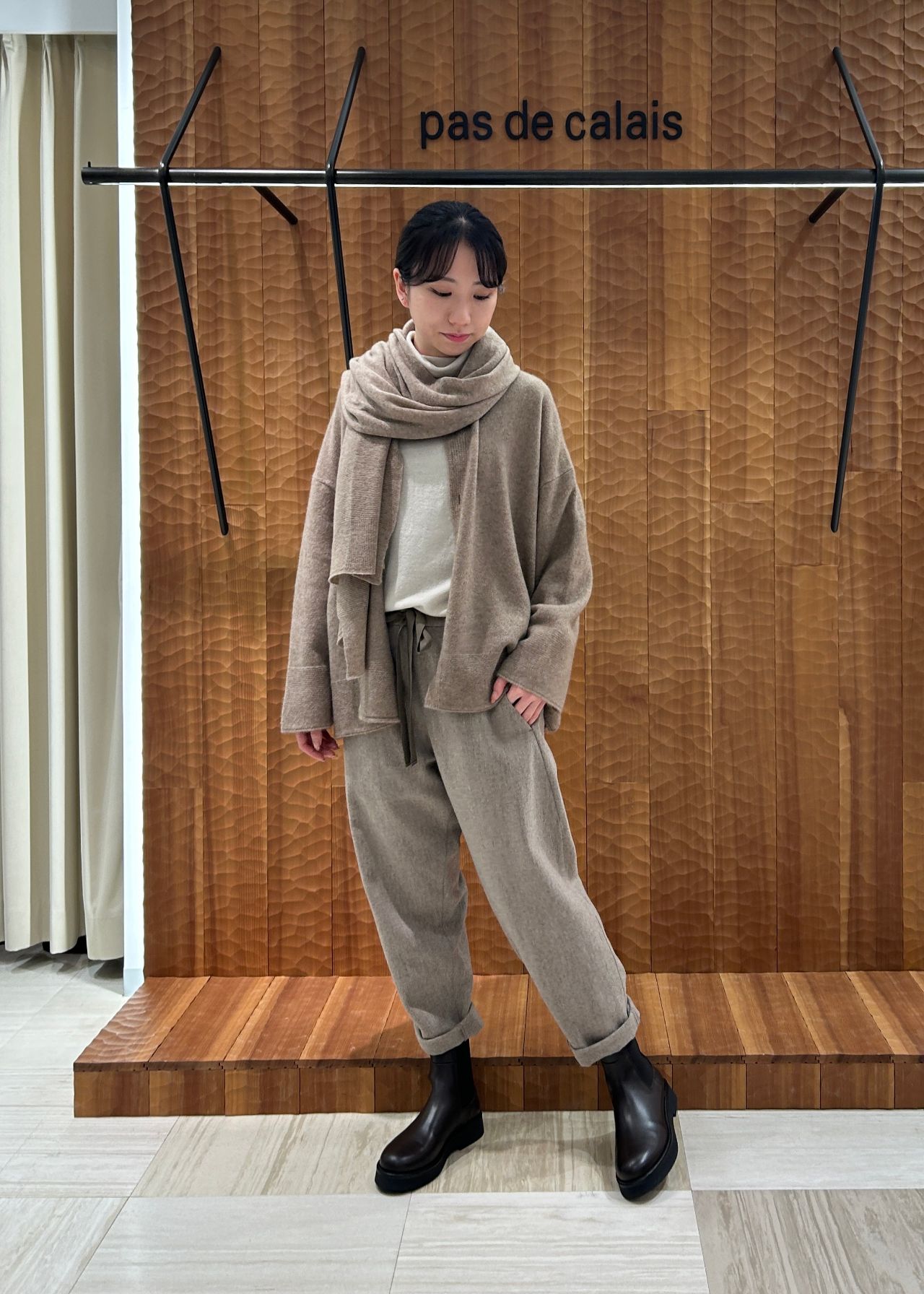 パドカレ　サルエルパンツ ブラウン 名古屋高島屋店 | pas de calais | パドカレ 公式ブログ | pas de