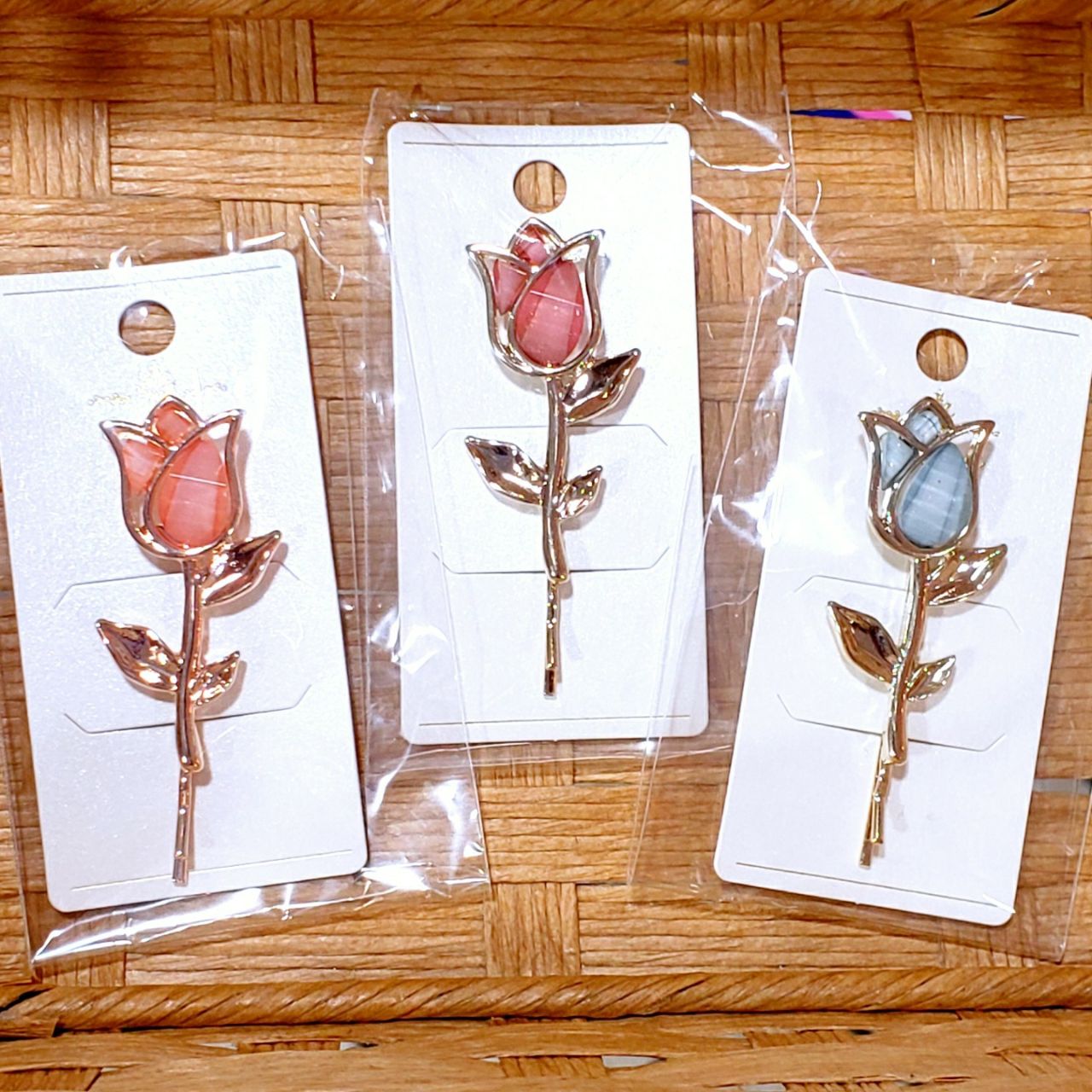 チューリップデザインのアクセが新入荷！【osewaya チューリップ