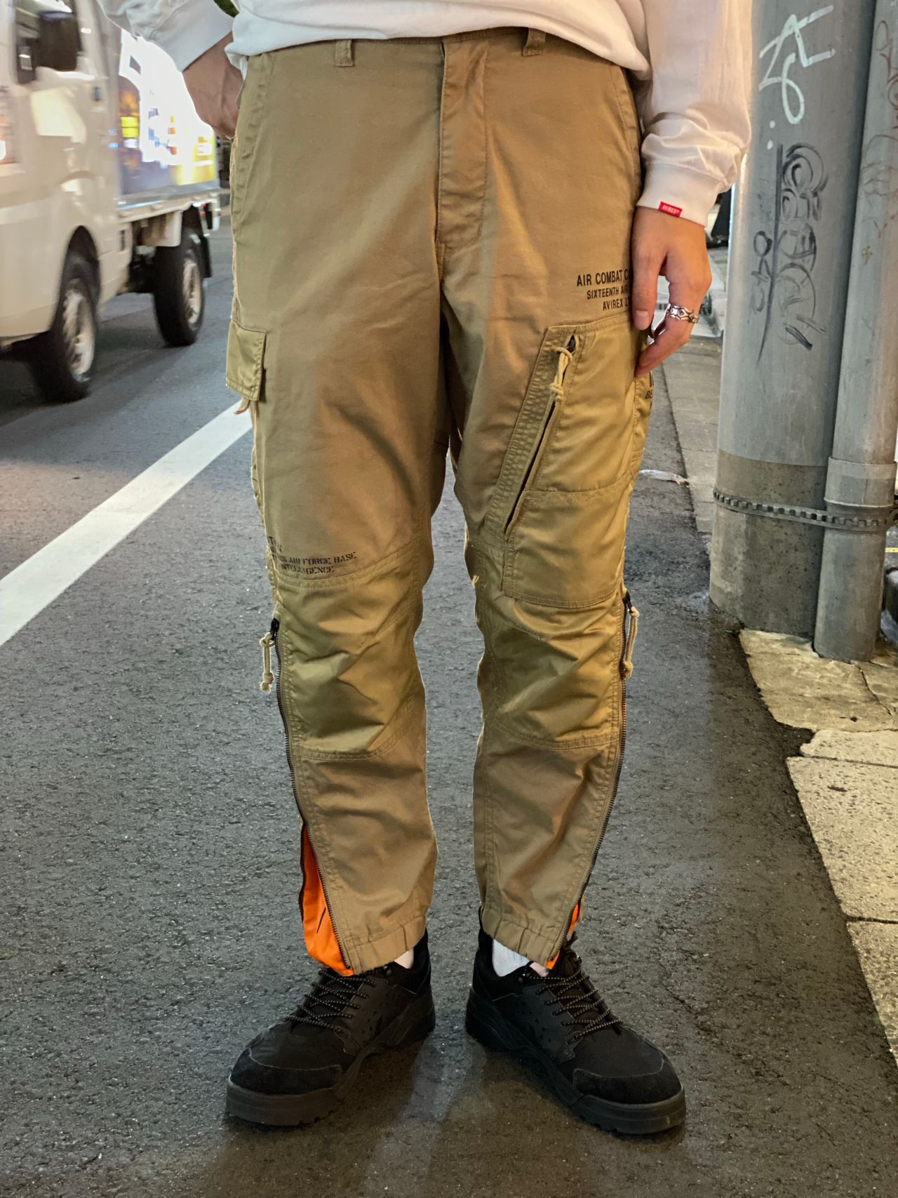 AVIREX/アヴィレックス/ミリタリー コンビネーション ジョガーパンツ