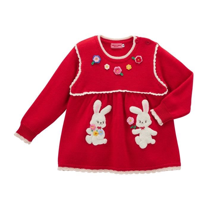 チエコサク♡赤ニットシリーズ｜ミキハウスミキハウス 阪急うめだ本店