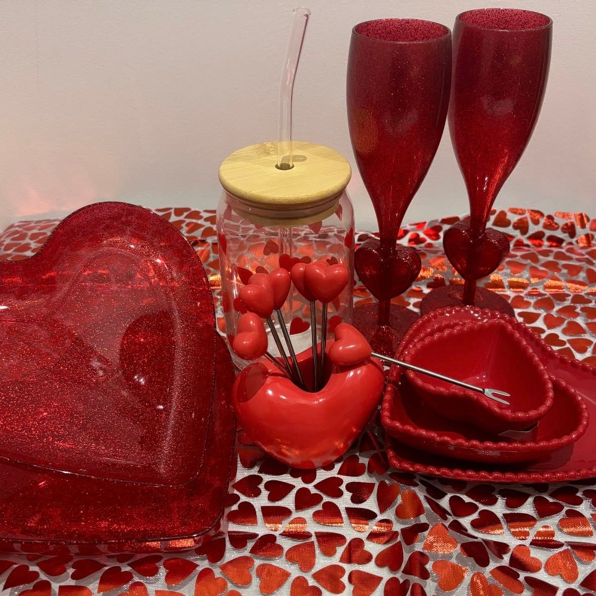 オーダーページ TXT プルバトゥ バブーシュカ ピンク・赤 ハート ハートの四目並べ[品番：ZBRH0004052]｜Flying Tiger Copenhagen