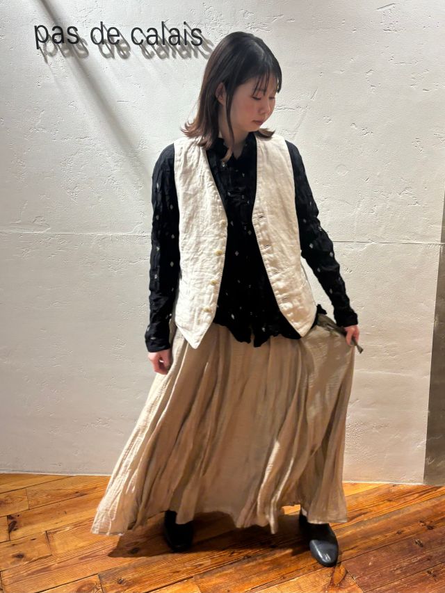 ★新品同様★pas de calais 2024春ナイロンタフタジャケット ナイロンタフタ ジャケット | pas de calais Online | pas de