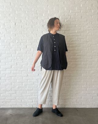 pas de calais パドカレ ベスト カーキ - メルカリ