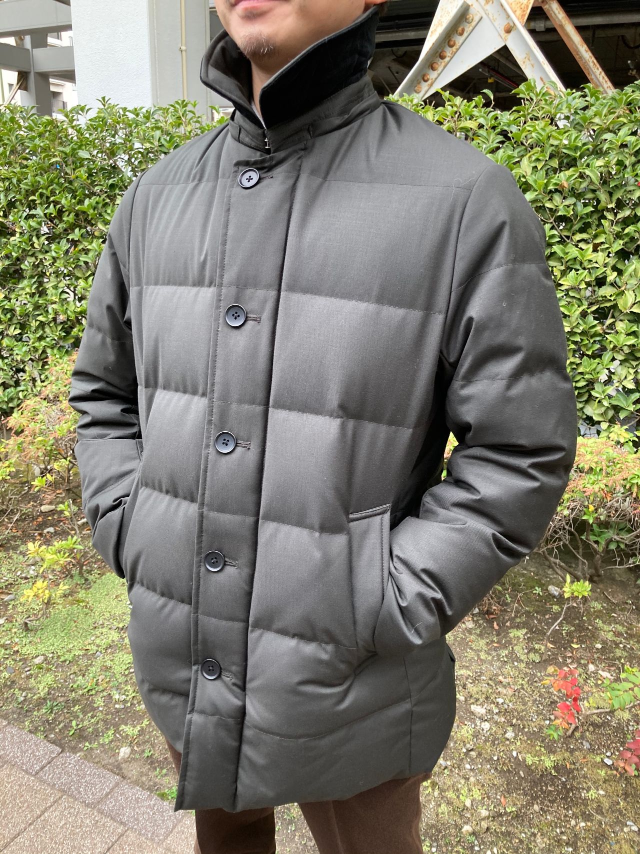 ダウンジャケット SHIPS EUROPEAN GOOSE DOWN サイズM