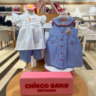 チエコサク　ミルクソーダ　ワンピース＆ソックス　110 チエコサク♡ミルクソーダキャンデーシリーズ｜ミキハウスミキハウス
