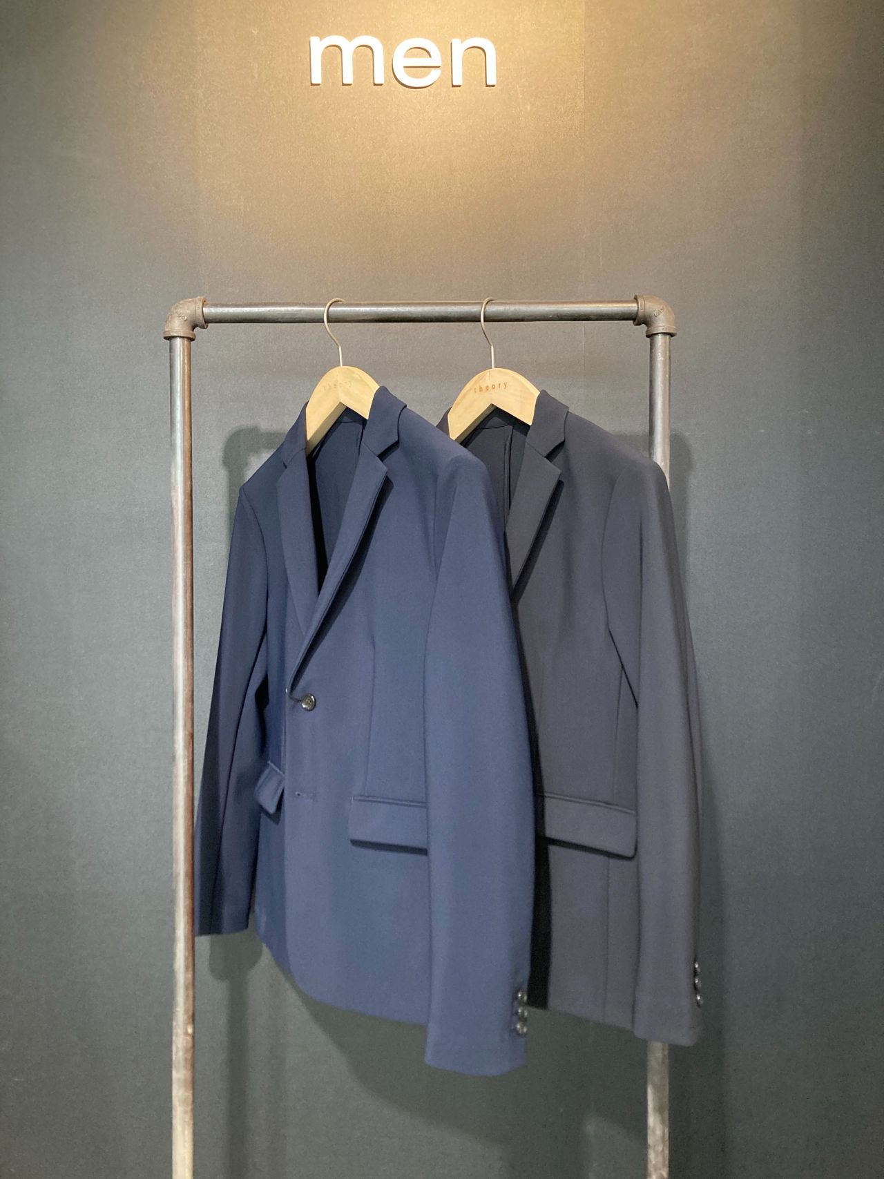 Theory ストレッチ有セットアップ38/32(濃紺) セオリースーツ