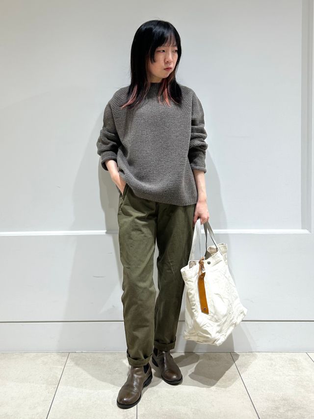 SALE】コンパクトコットングログラン テーパードパンツ | (パドカレ