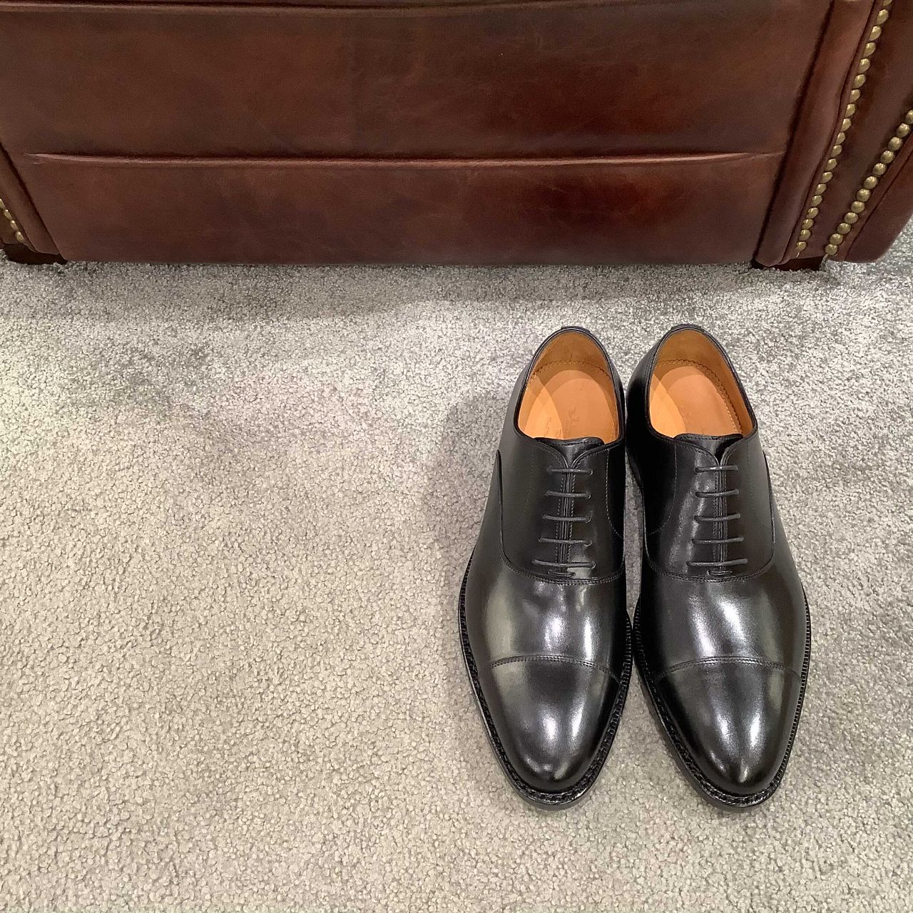【美品】Jalan Sriwijaya 黒 ストレートチップシューズ JALAN SRIWIJAYA ストレートチップ 98321 BLACK CALF - float
