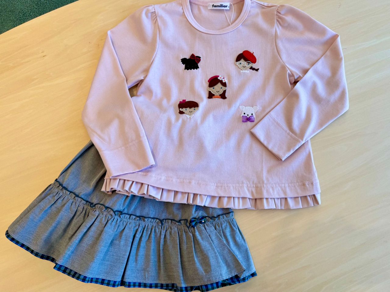 familiar - ファミリア 長袖Tシャツ ボーダー ファミちゃん トップス