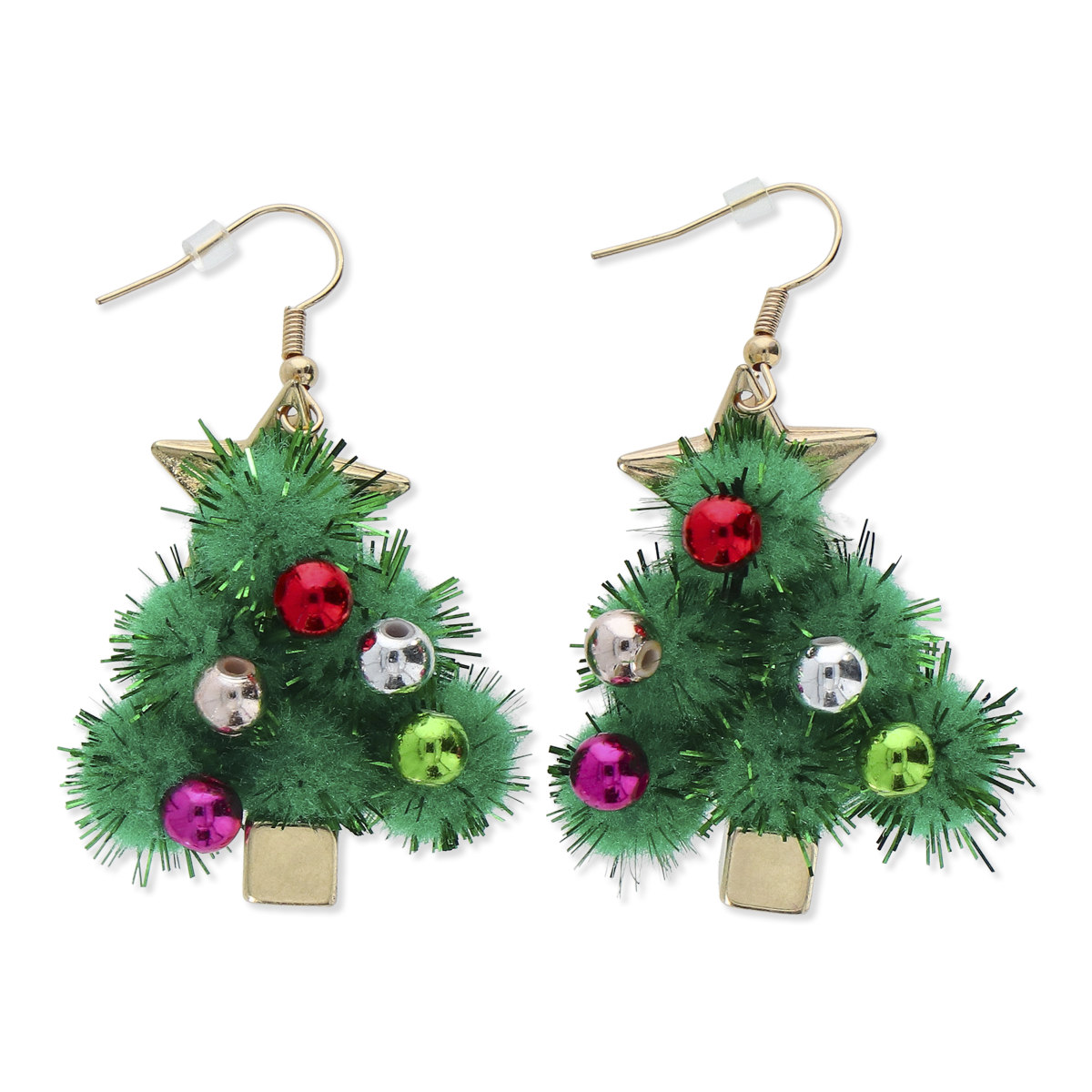 モスアゲート クリスマスツリー カービングピアス ピアス | フライング タイガー コペンハーゲン | Flying Tiger Copenhagen