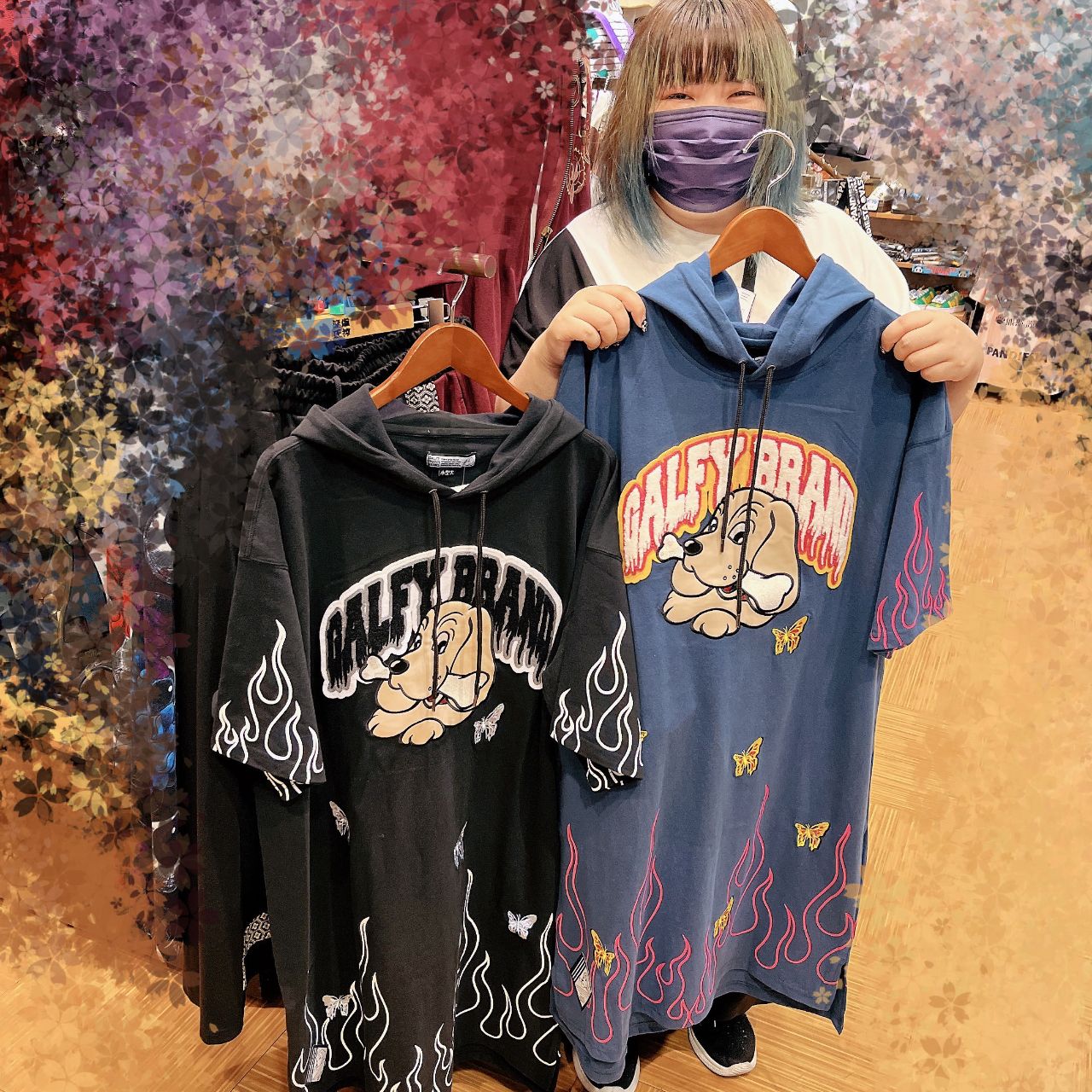 Galfy 蝶刺繍ミックス炎上大学パーカ Csmen シーズメン 公式ショップブログ