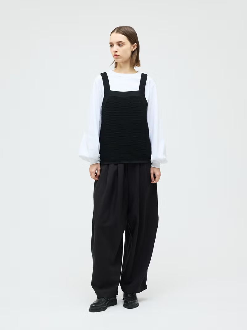 mizuiro ind キャミソールベスト　ブラック mizuiro ind キャミソールベスト｜ MARcourt ONLINE STORE