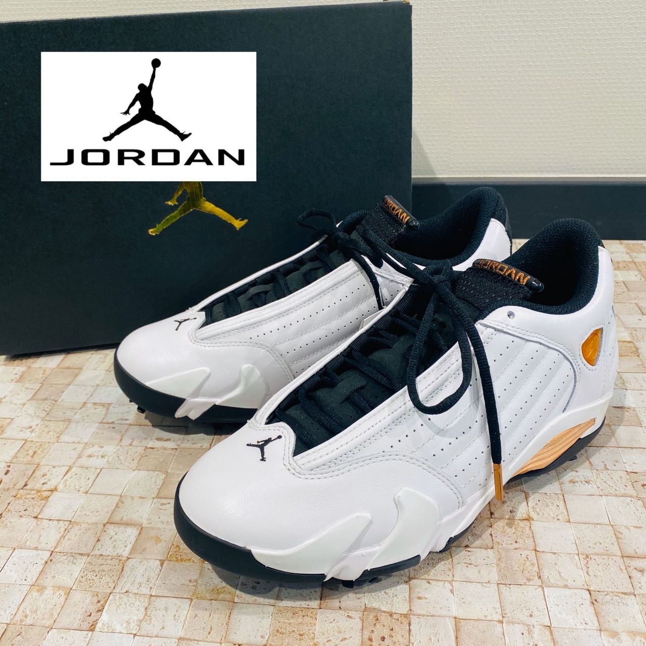 NIKE ナイキ エアジョーダン 14 G ゴルフシューズ 25.5