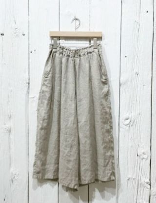 pas de calais パドカレ リネンプリントワイドプルオーバー NEW》リネンプリントワイド プルオーバー | pas de calais