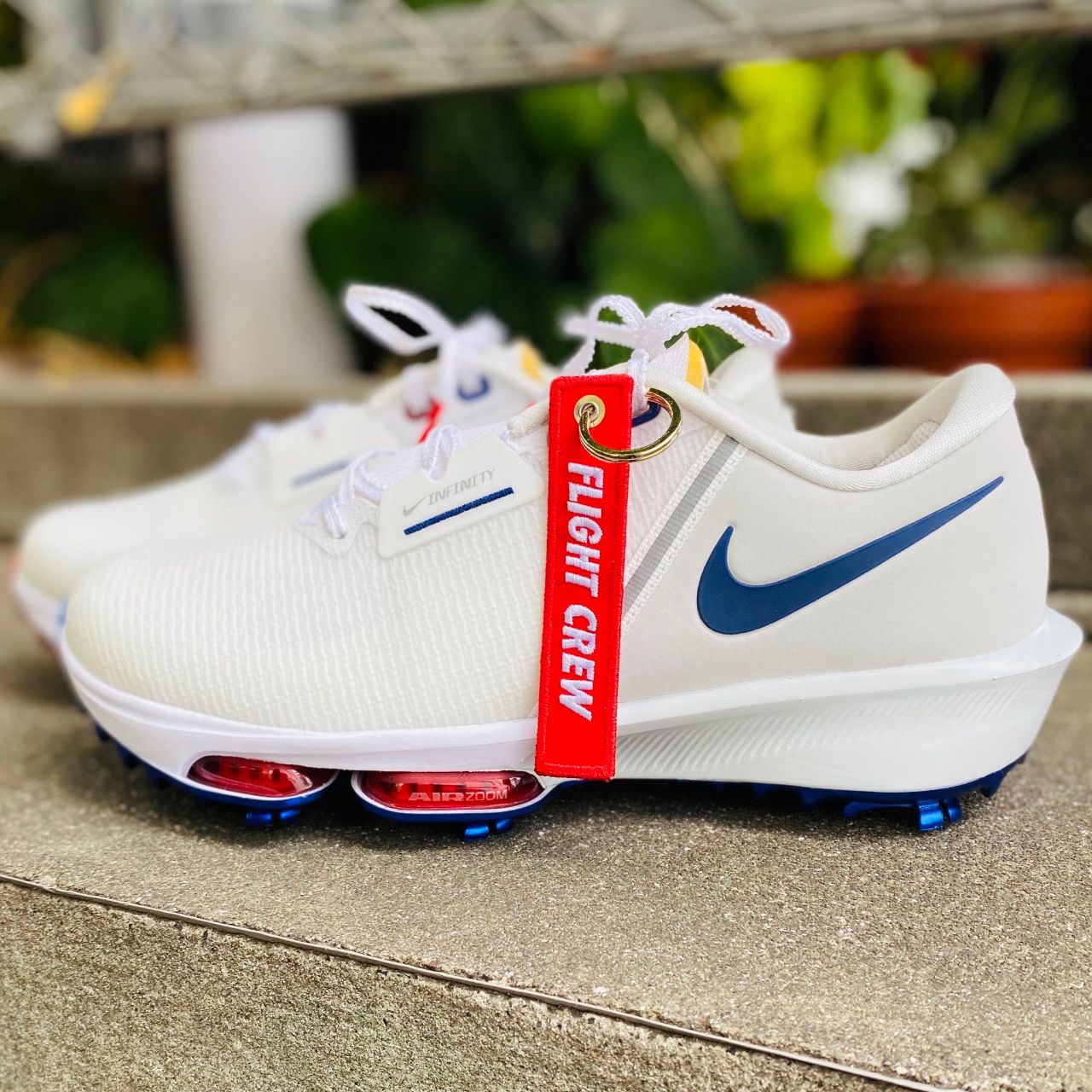 【NIKE GOLF】ツアー プレミア ブルックス・ケプカモデル　ゴルフシューズ ルイ・ヴィトン、オフホワイト…ケプカ唯一無二のシューズ
