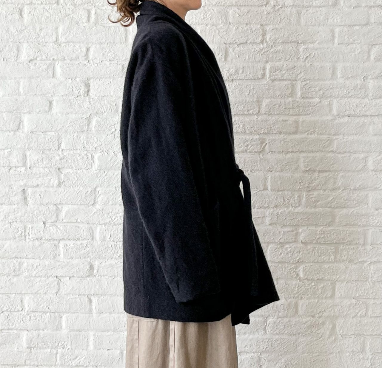 25th】ぼかしドットプリント 長袖プルオーバー | pas de calais